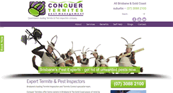 Desktop Screenshot of conquertermites.com.au